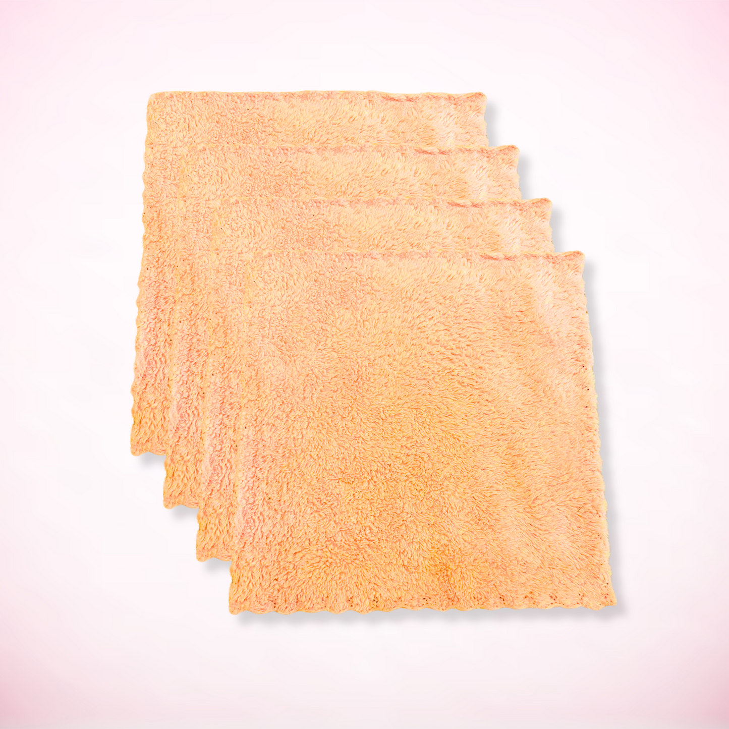 Reusable Soft Pink Makeup Remover Cloth Pads, Washable Daily Face Makeup Remover Wipes Bamboo Fabric