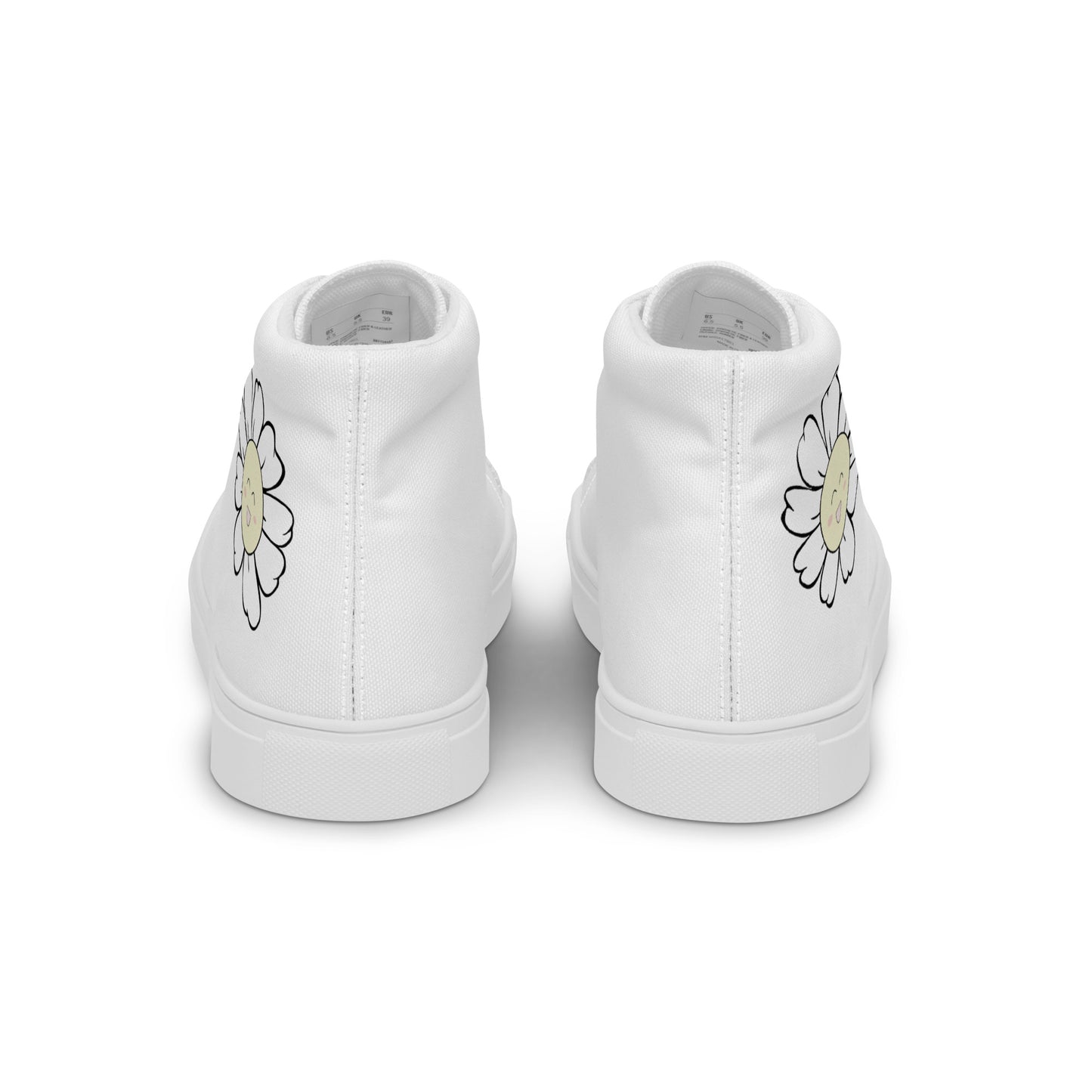 Happy Margarita's Men’s high top canvas shoes