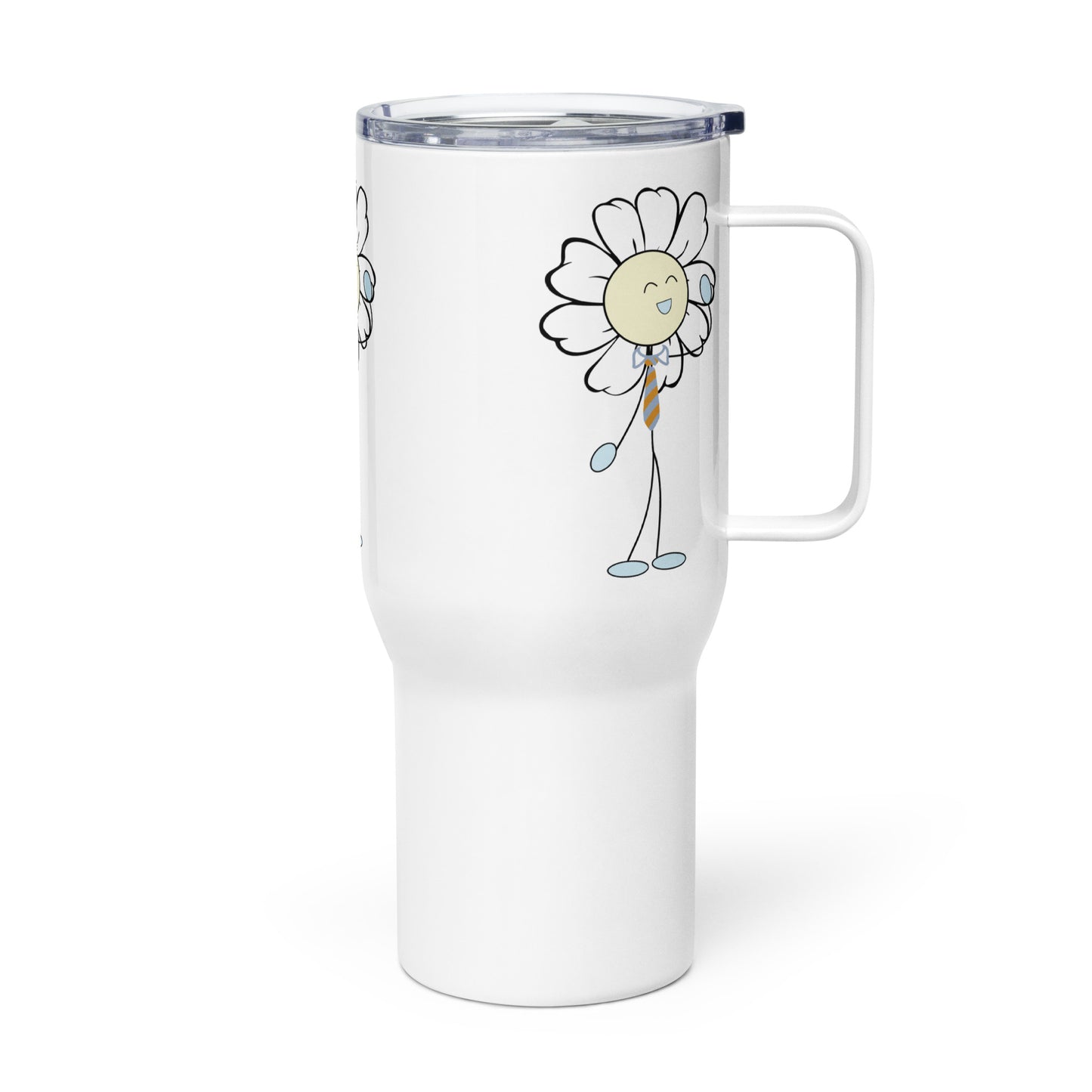 Happy Margarita's Travel mug with a handle
