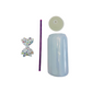 🤍 White Bow Glass Can Cup with Lid & Straw | 16 oz