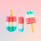 🍦 Ice Cream Bath Sponge with Handle for Self-Care