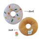 🍩 Plush Donut Dog Toy for Playtime