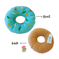 🍩 Plush Donut Dog Toy for Playtime