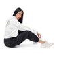 🌸 Happy Margaritas Women’s Cropped Windbreaker