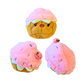🧁 Pink Cupcake Plush Toy for Cuddling