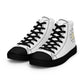 💖 Happy Margaritas Men’s High Top Canvas Shoes