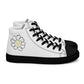 💖 Happy Margaritas Men’s High Top Canvas Shoes