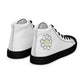 💖 Happy Margaritas Men’s High Top Canvas Shoes