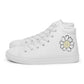 💖 Happy Margaritas Men’s High Top Canvas Shoes