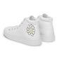 💖 Happy Margaritas Men’s High Top Canvas Shoes