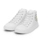 💖 Happy Margaritas Men’s High Top Canvas Shoes