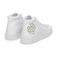💖 Happy Margaritas Men’s High Top Canvas Shoes