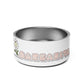 🐾 Happy Margaritas Stainless Steel Pet Bowl