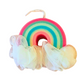 🌈 Pink & Blue Rainbow Loofah Bath Sponge for Self-Care