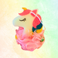 🦄 Pink Unicorn Loofah Bath Sponge for Shower & Self-Care