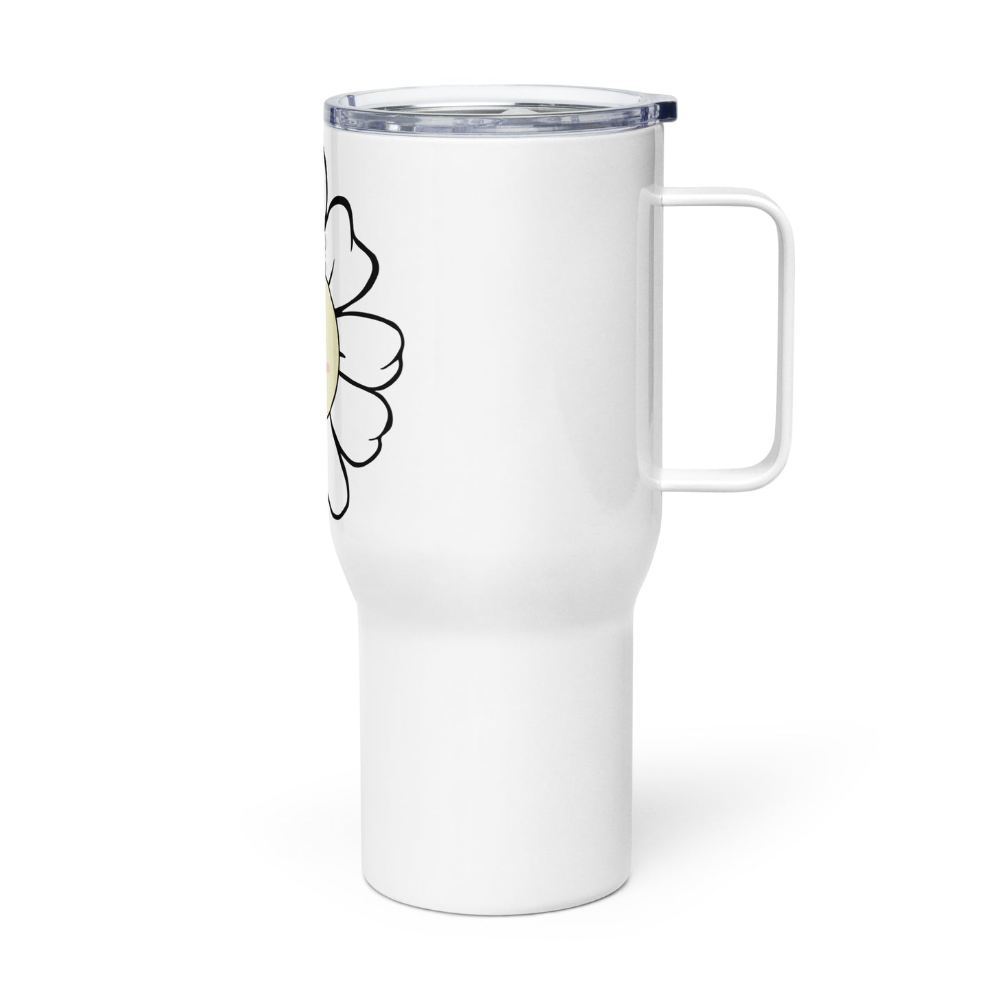 Happy Margarita's Travel mug with a handle