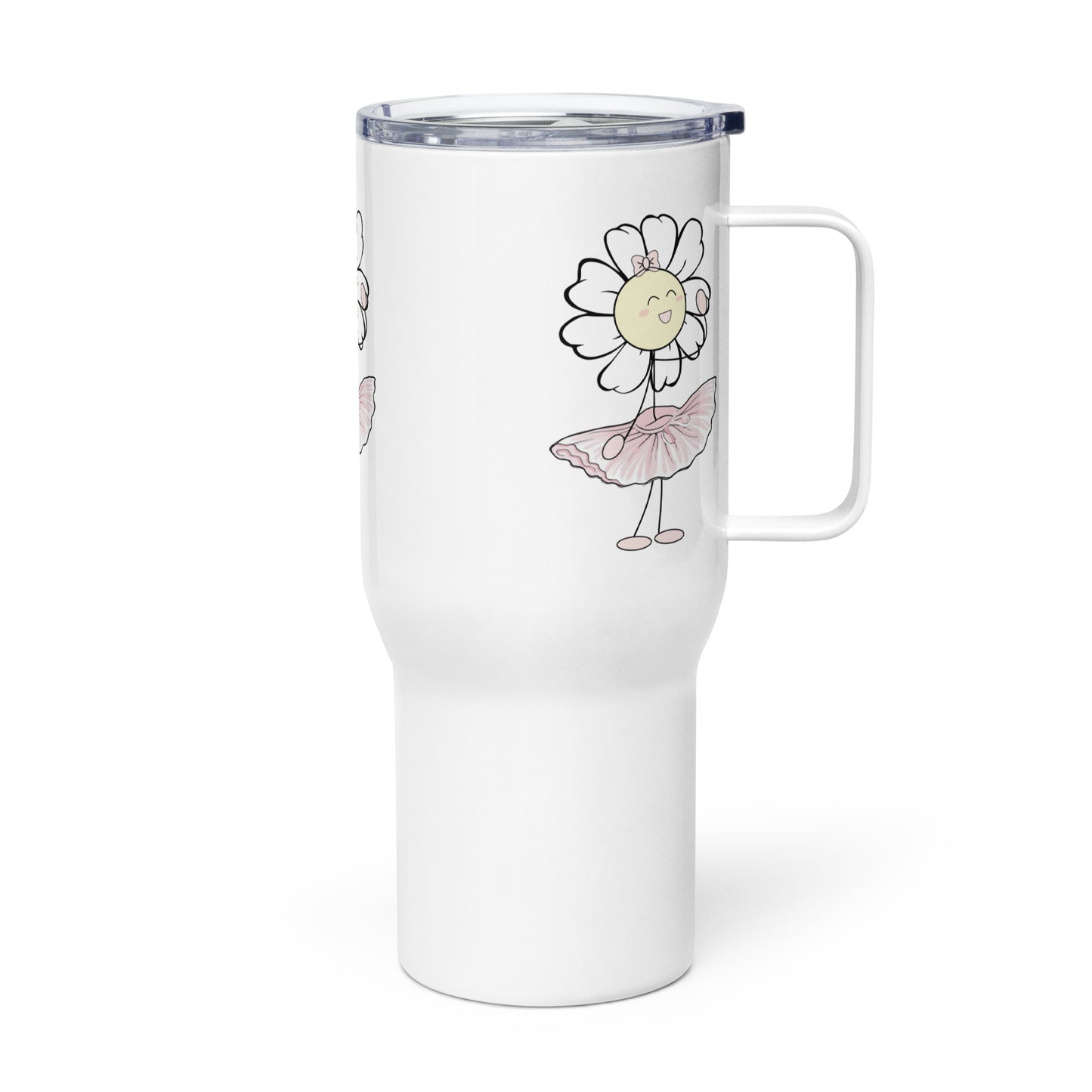 Happy Margarita's Travel mug with a handle