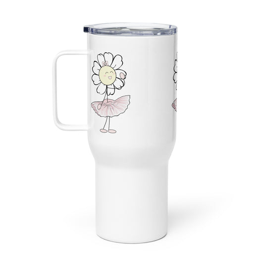 Happy Margarita's Travel mug with a handle