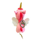 🦄 Pink Plush Unicorn Keychain Charm