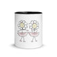 💖 Happy Margaritas Color Accent Ceramic Mug