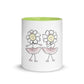 💖 Happy Margaritas Color Accent Ceramic Mug
