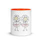 💖 Happy Margaritas Color Accent Ceramic Mug