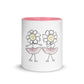 💖 Happy Margaritas Color Accent Ceramic Mug