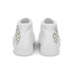 💖 Happy Margaritas Women’s High Top Canvas Shoes