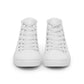 💖 Happy Margaritas Women’s High Top Canvas Shoes