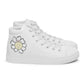 💖 Happy Margaritas Women’s High Top Canvas Shoes