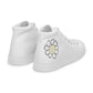 💖 Happy Margaritas Women’s High Top Canvas Shoes