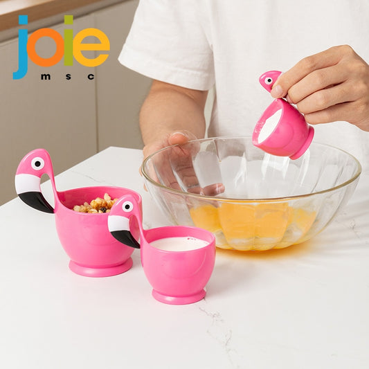 cute flamingo measuring cups