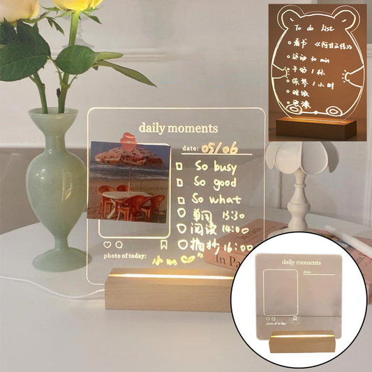 transparent acrylic memo board