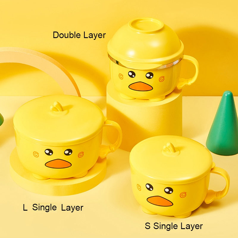 cute duck kawaii bowl