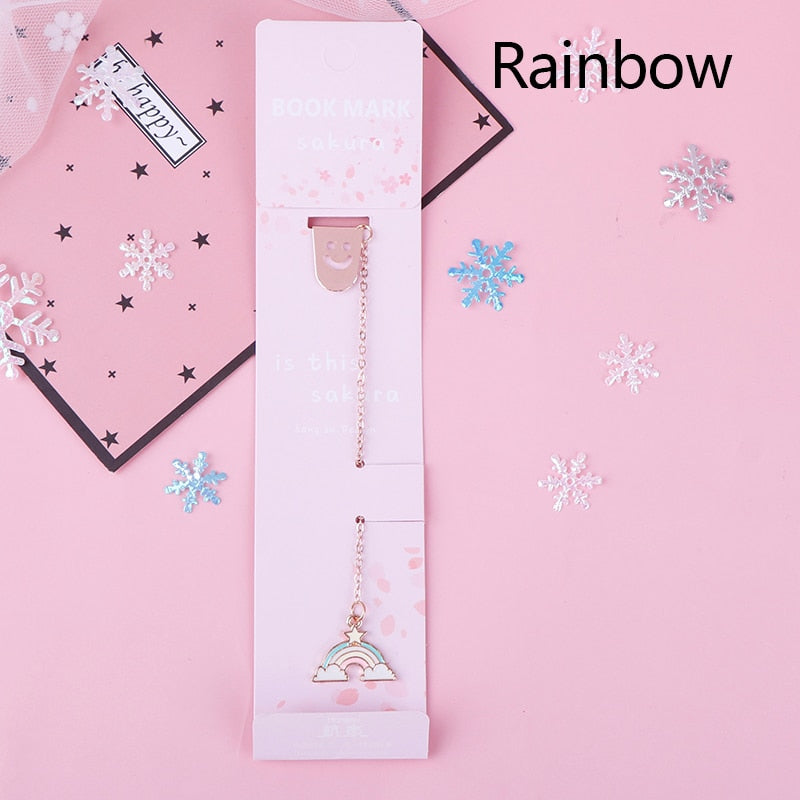 cute rainbow bookmark