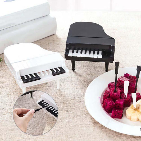 cute piano toothpicks