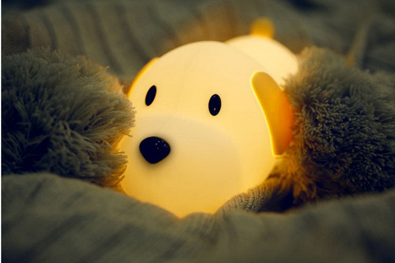 dog touch lamp