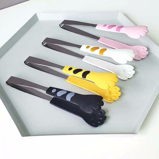 cute paw kitchen tongs