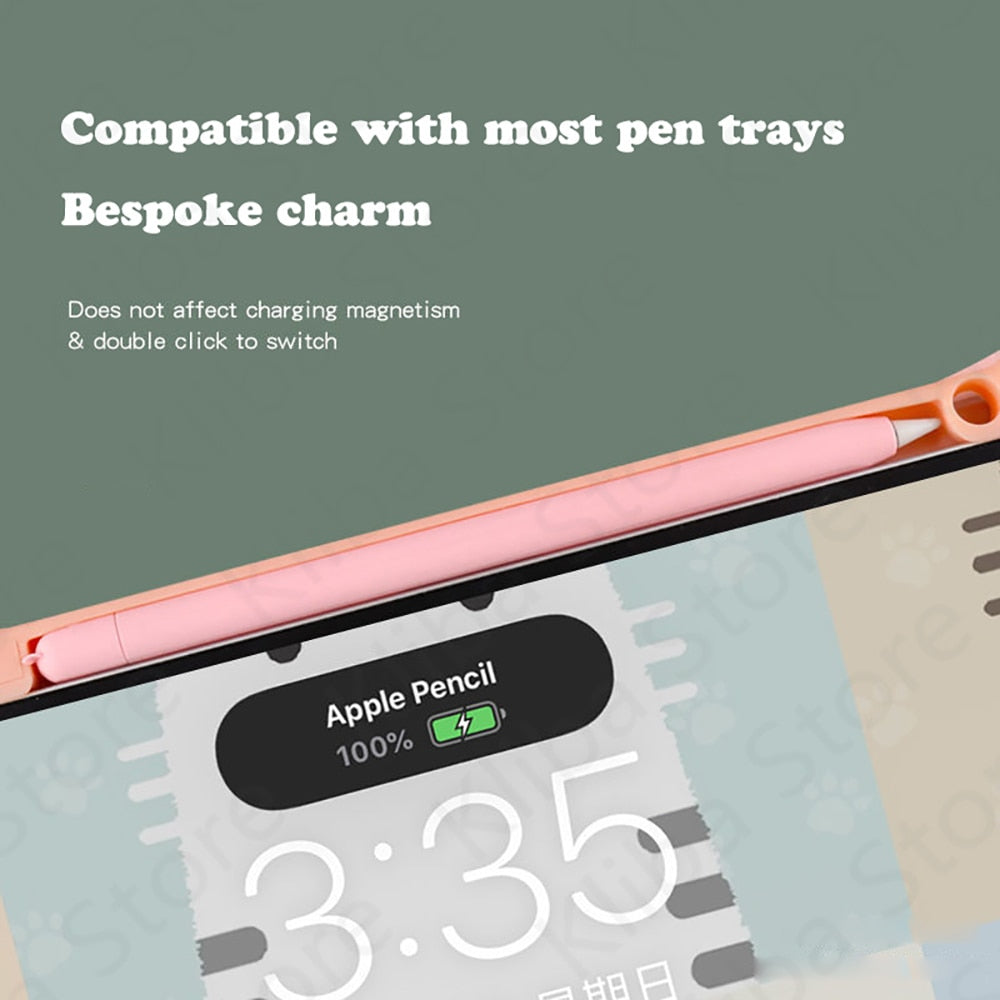 kawaii apple pen case