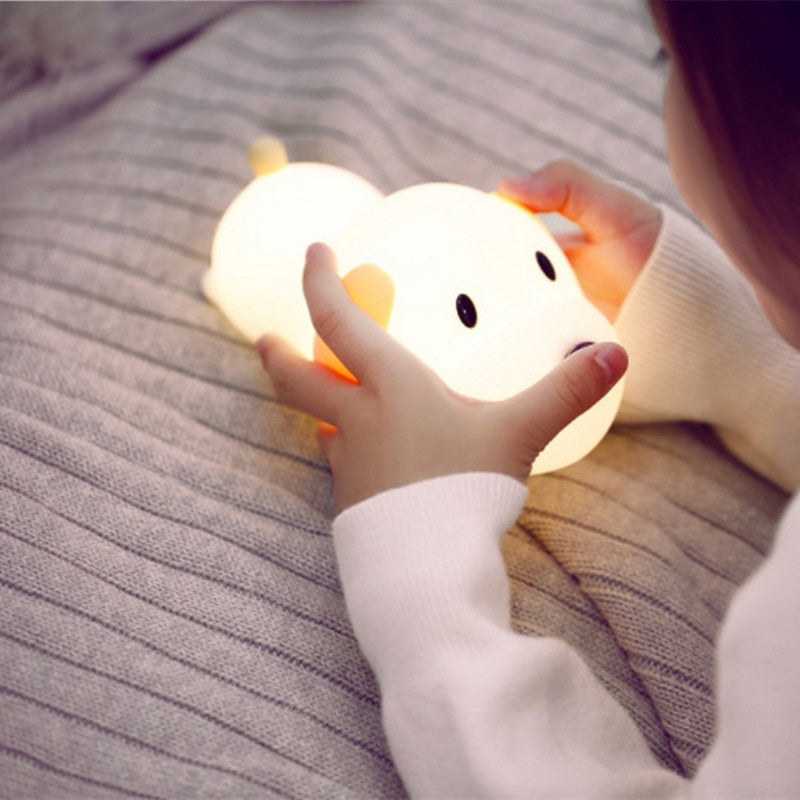 cute dog touch lightt lamp