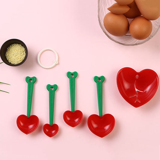 cute heart spoon measuring