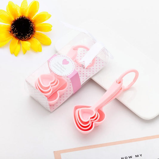 cute heart shape measuring spoons