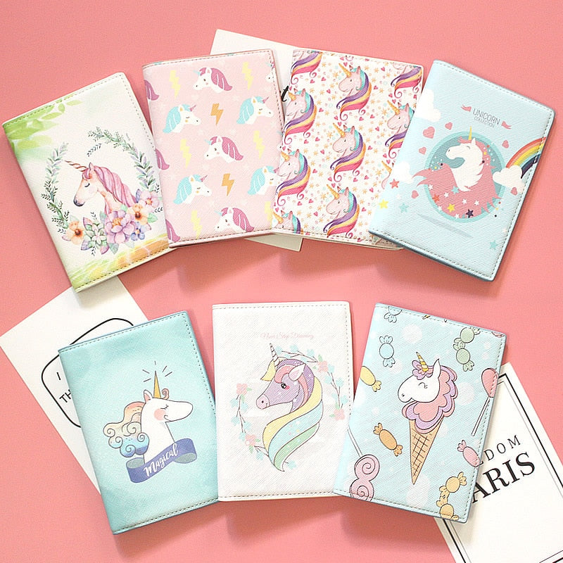 lovely unicorn passport cover