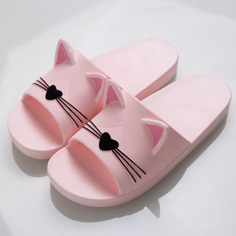 cat slippers for women