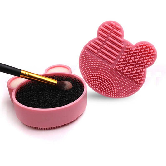 cute bear brush cleaning box