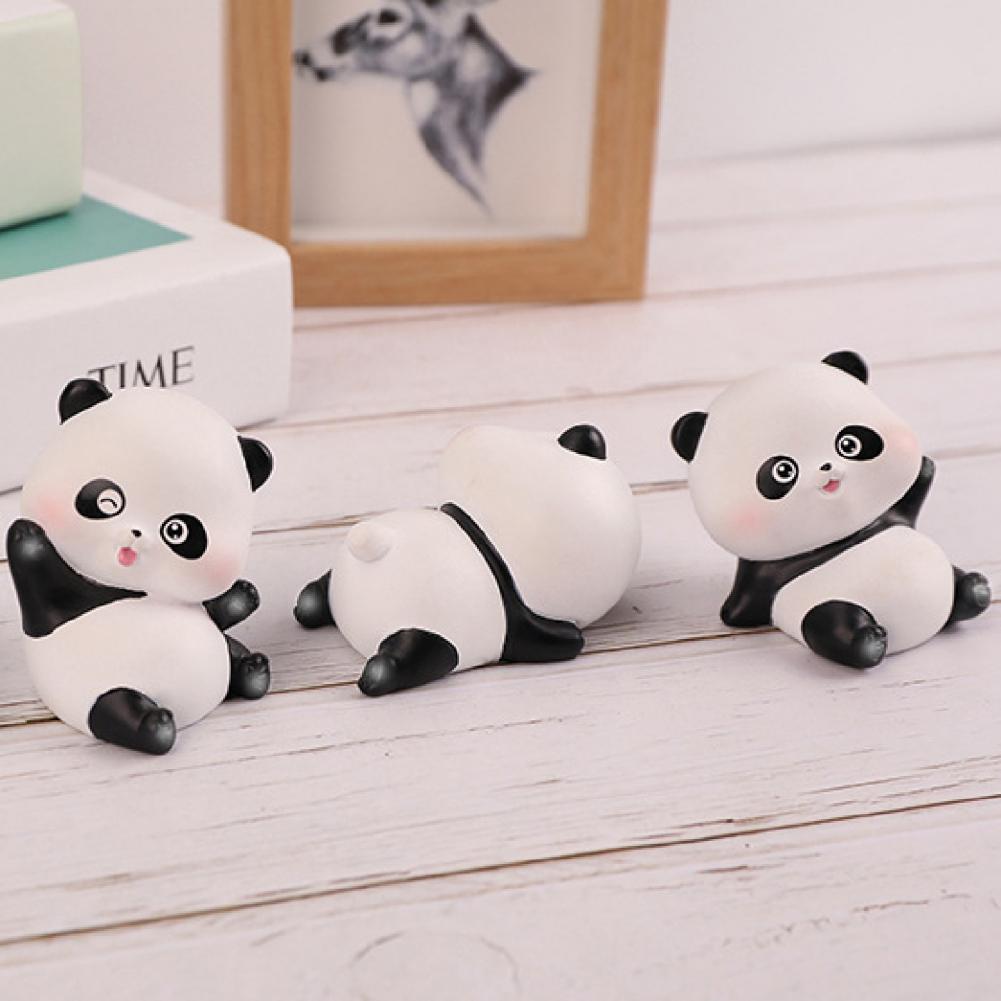 adorable mini panda display