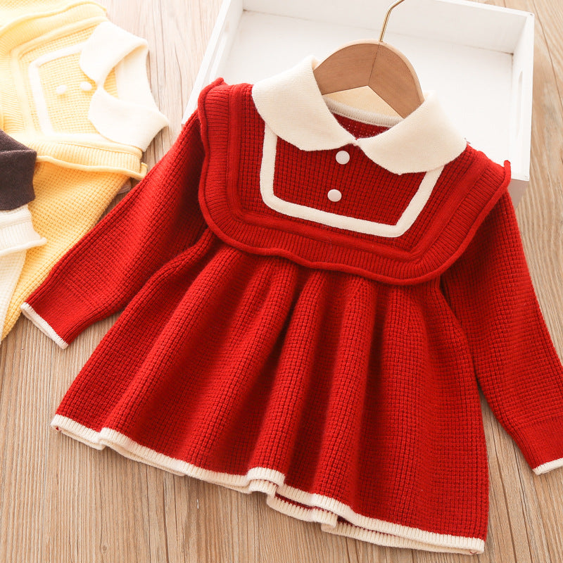 babies dress with sweater