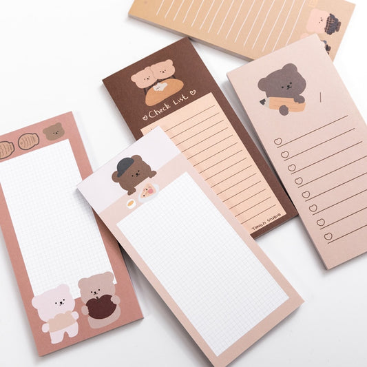 cute bear notepad