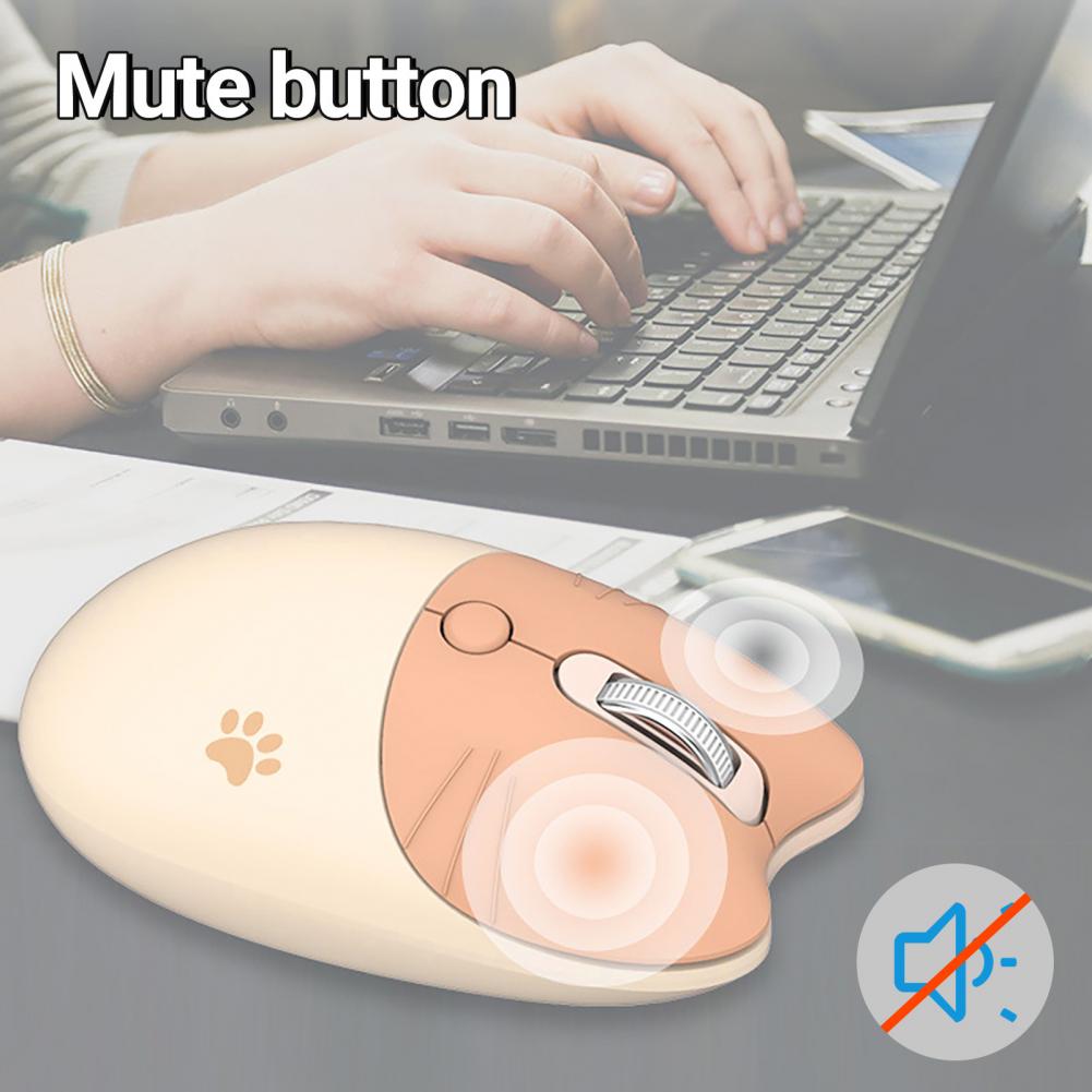 cute mute  button mouse