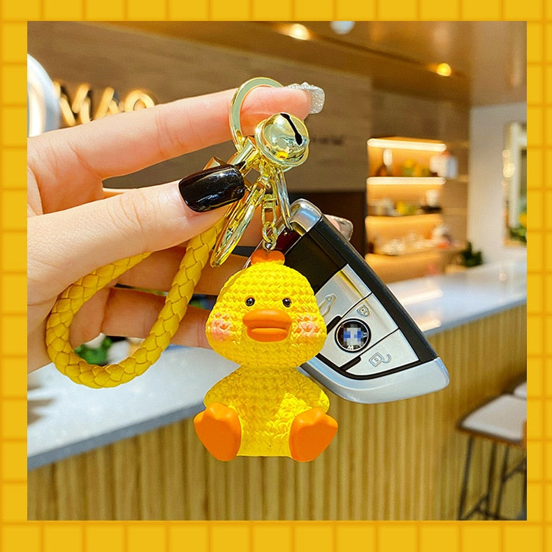 car duck keychain